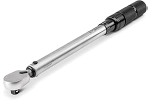 TEKTON 3/8 Inch Drive 90-Tooth Dual-Direction Micrometer Torque Wrench (10-100 ft-lb) | TRQ51402