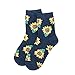 PanPacSight 2 Pack of Women Girls Novelty Funny Sunflower Crew Socks, Cute Funky Floral Christmas Wear, Sock Size 8-13