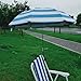 Adjustable Umbrella with 360 Degree Swivel and Universal Clamp,Great for Beach Chairs, Bleachers, Strollers, Wagons, Wheel Chairs or Golf Carts