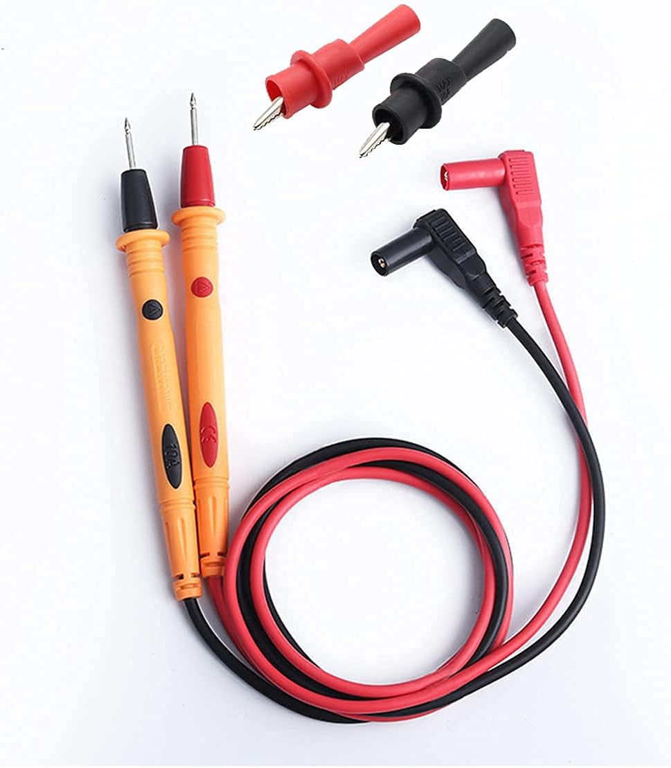 Dolaso 1 Pair Multimeter Test Leads 1M CAT III 1000V 10A with Crocodile Clips