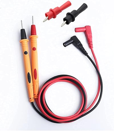 Dolaso 1 Pair Multimeter Test Leads 1M CAT III 1000V 10A with Crocodile Clips