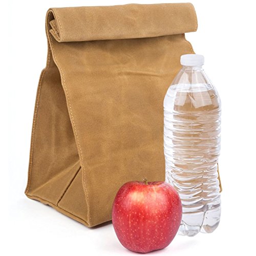 Waxed Canvas Reusable Lunch Bag