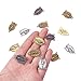 PandaHall Elite 100 Pcs Tibetan Style 3 Holes Oval Alloy Pendant with Virgin Holy Rosary Center Pieces Chandelier Links for DIY Jewelry Making, Lead/Cadmium/Nickel Free, 4 Mixed Color