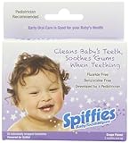 Spiffies ToothWipes TP60 Tripack, Apple and Grape Flavor, 60 Wipes