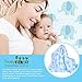 Muslin Baby Swaddle for Longer Sleep. Multi Use Cotton Baby Swaddling Blanket, Wrap, Nursing, Car Seat Cover. Blue Elephants for Boys, Baby Shower, Christmas Gifts.