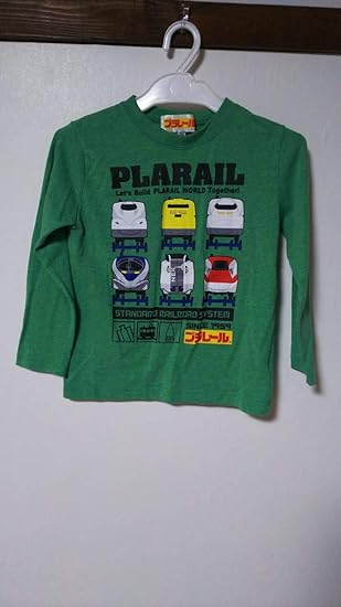 Amazon プラレール Plarail 男児 子供 キッズ 長袖tシャツ 110cm 緑色 Tシャツ カットソー 通販