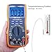 ETEPON Digital Multimeter 6000 Counts True RMS Auto Manual Raging Volt Tester, Measures Voltage Current Resistance Continuity Frequency Capacitance Temperature Test Diodes Transistors WH5000A
