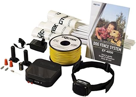 Electric Dog Fence - DOGTEK Underground Pet Containment System - 1 Dog Kit - 500' Perimeter Wire (1/2 Acre)