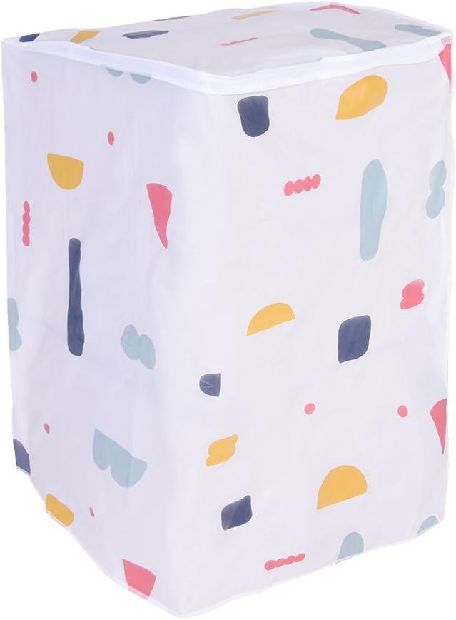 GLOGLOW Washing Machine Cover, Dust for Top/Front Load Washer Dryer Washing Appliance Dustproof Zipped Protector(Top Load) - Image 3