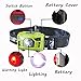 USB Rechargeable Headlamp Flashlight,300 Lumen Motion Sensor Head Lamp,Super Bright White Cree Led Red Light,5 Light Modes Waterproof Hands-Free LED Headlamp
