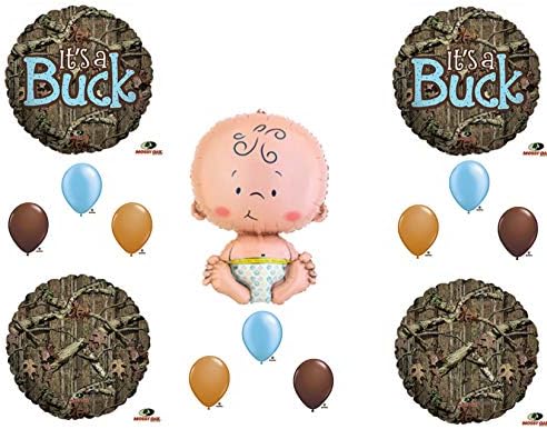 camouflage baby shower decorations