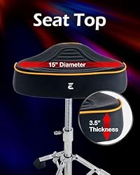 EHWD Premium Motorcycle Drum Throne, Rotatable