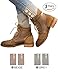 Women 2 Pack Knitted Button Boot Cuff Toppers Winter Leg Warmers Socks for Boots(Beige,Grey)