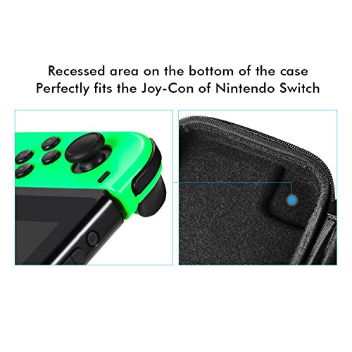 image for Carrying Case for Nintendo Switch, EasySMX Protective Hard Shell Trave