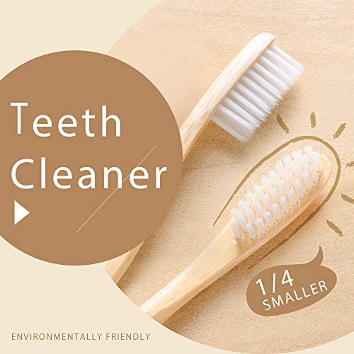 LaBoos Best Nature Manual Color Toothbrush, New Extra Soft Compact Bristle Toothbrush,Best Biodegradable Toothbrush For Gingivitis And Sensitive teeth. (4 PCS) - Thumbnail 3