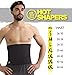 Hot Shapers Thermal Hot Belt for Men (Black, S) – Slimming Compression and Calorie Burning Activewear