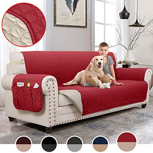 Moymo Reversible Sofa Cover Water Resistant Sofa Slipover With