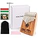 Personalized Unique Birthday Gift Ideas, Best Friend Gifts Top Stocking Stuffer Christmas Gifts, Kalimba 17 Key Thumb Piano Musical Instrument Gift Finger Piano Mbira with Study Guide