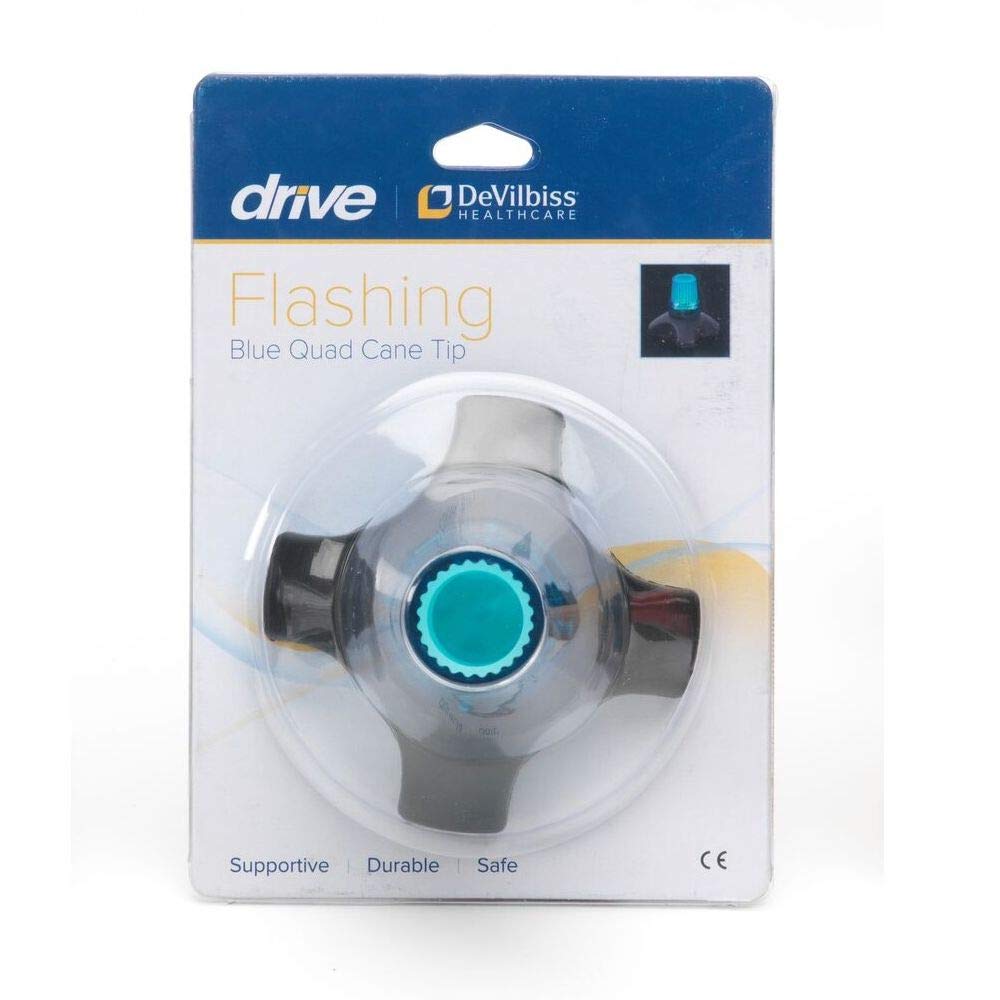 Drive DeVilbiss Flashing Quad Cane Tip