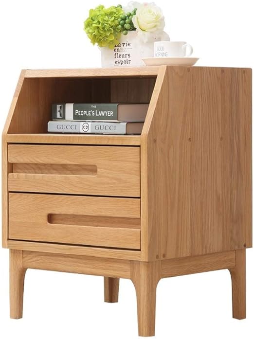Amazon Com Xleve Bedside Table Table Night Stand Wood Sofa End Side Bedside Drawer Storage Shelf Bedroom 454060cm Kitchen Dining
