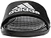 adidas Men's Voloomix Slide Sandal, White/Black, 9 M US