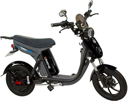 GigaByke Groove 750 Watt Motorized E-Bike - Street Legal Electric Moped with Pedals (2018 Enhanced V2 Version)