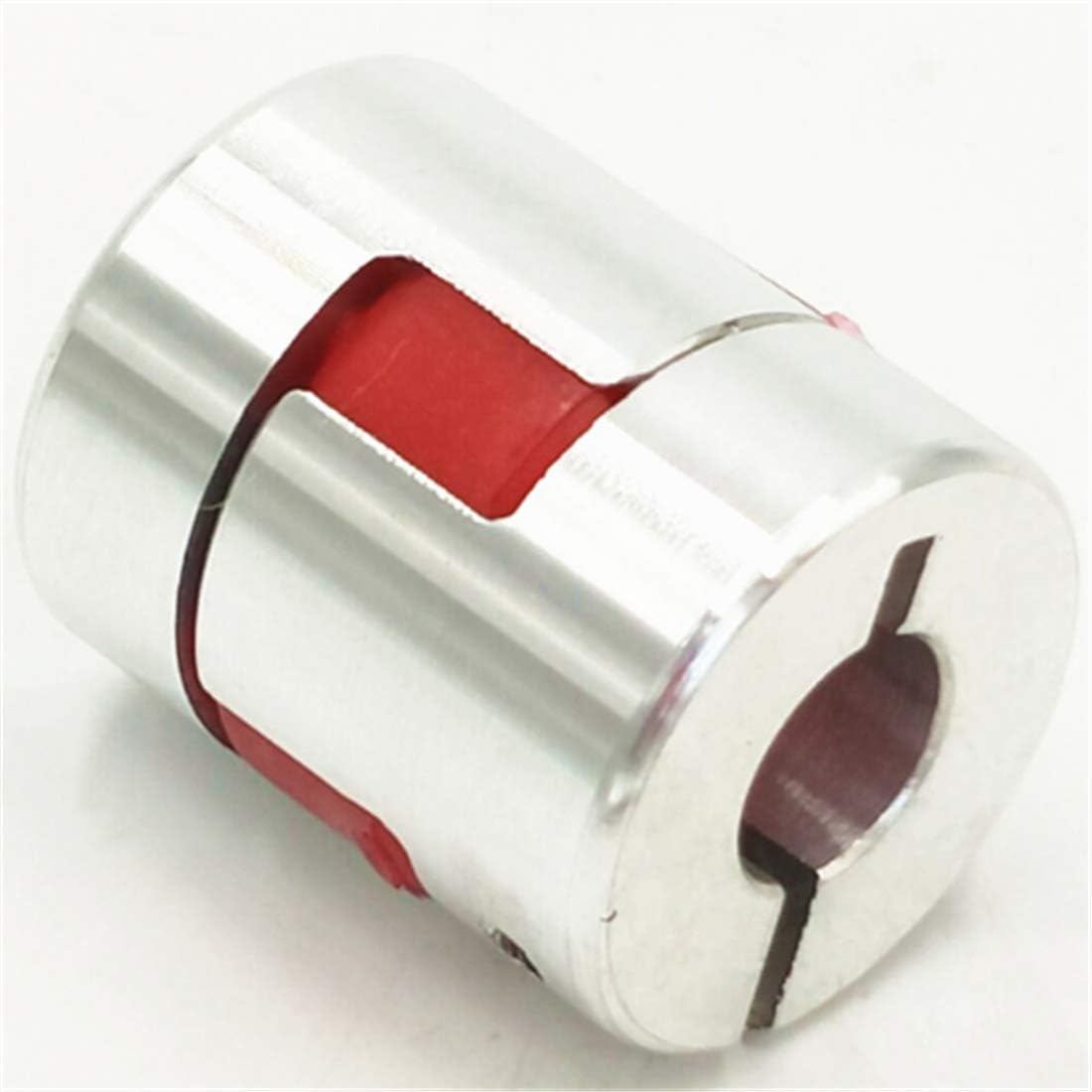 3Pcs 6.35x10mm CNC Stepper Motor Jaw Shaft Coupler 6.35mm to 10mm Aluminum Flexible Jaw Spider Plum Coupling D25L30 Connector for CNC Router Engraving Milling Machine/3D Printer - - 
