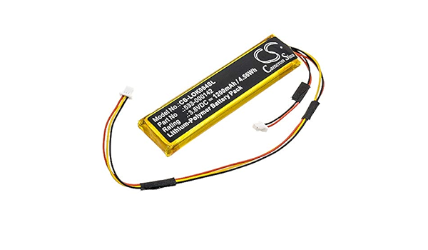 10mah Battery Replacement For Logitech Craft Y R0064 533 Home Audio Theater Amazon Com