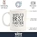 Gifts for Dad, Men - Worlds Best Farter, Father Funny Coffee Mug - Dad Gifts from Daughter, Son - Gag Birthday Gift for Husband - Bday Present Idea from Wife, Kids - Fun Dads Mug, Cup