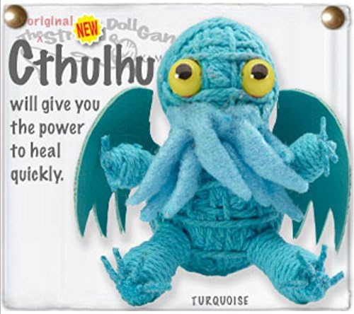 Cthulhu Lovecraft Creature The Original String Doll Gang Keychain Clip
