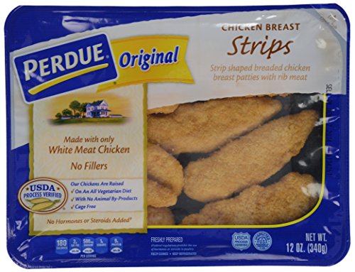 Perdue popcorn chicken boneless skinless chicken breast with rib meat, chicken broth, potassium lactate, sodium lactate, salt (072745001154)