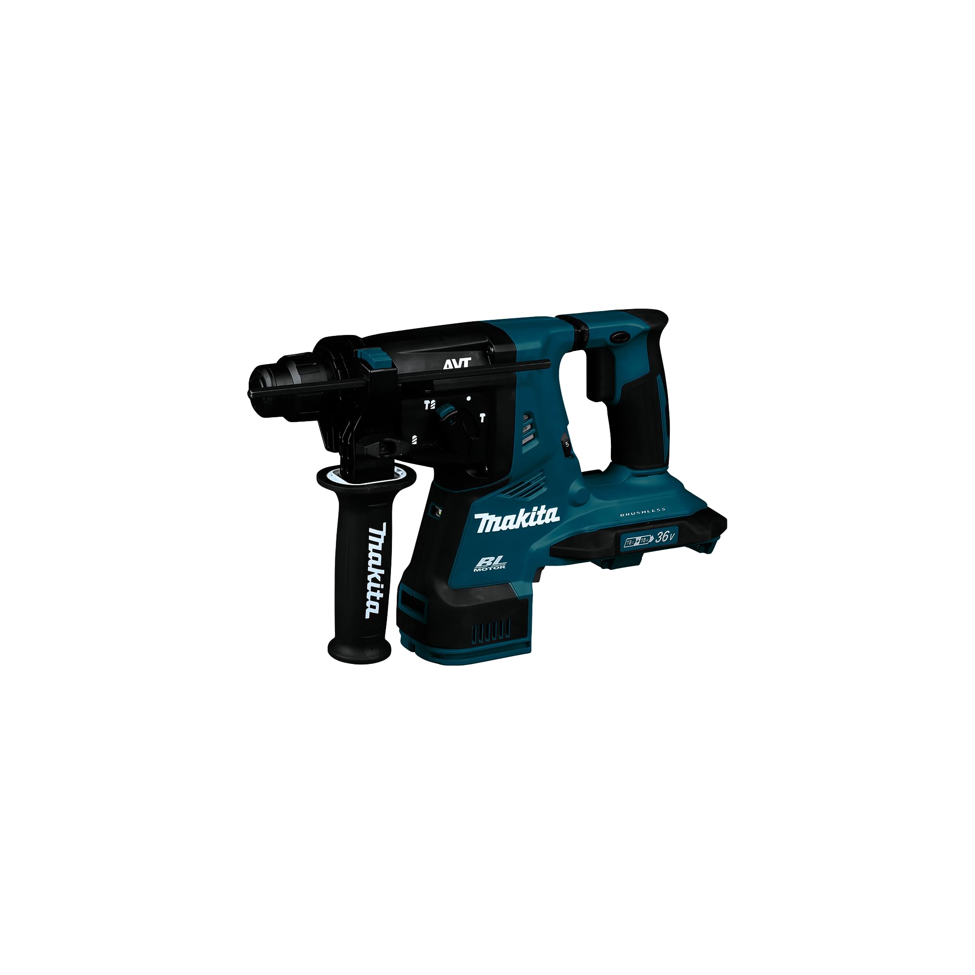 Makita TASSELLAT.SDS+2x18V BL 3FUNZ, Nero