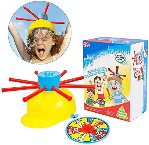 Hualieli Wet Head Water Roulette Game Wet Hat Water Challenge Toys Roulette Game For Family, Party And Outdoor Activity