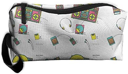 HSs4AD Old Fashion Staff Cosmetic Bag Travel Toiletry Bag Portable Makeup Pouch Hanging Organizer Bag