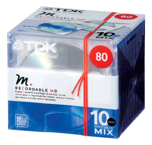TDK Blank MD 80min 10packs From JAPAN