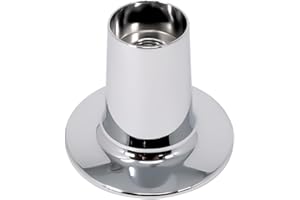 PLB25016 EvertechPRO Durable Shower Faucet Flange, Chrome Finish, Zinc Made, Easy Installation, Fits Price Pfister Flange and Shower Stem, Ideal for Pfister Faucet Flanges