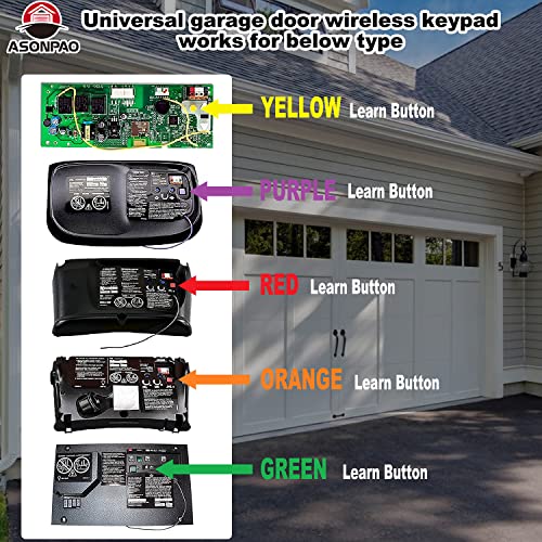 878MAX Universal Wireless Keypad Keyless Entry for Liftmaster