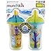 Munchkin Click Lock Insulated Straw Cup, Giraffe/Forest, 9 Ounce, 2 Count