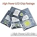 Hontiey High Power LED Chip 10W Pure White Light 6000K-6500K Bulbs 10 Watt Beads DIY Spotlights Floodlight COB Integration Lamp SMD