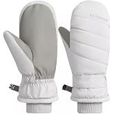 Women Winter Ski Mittens Snow Gloves Touchscreen Ski Glove for Cold Weather | Warm winter ski mittens with touchscreen fingers, soft lining and secure fit for skiing, snowboarding and outdoor activities