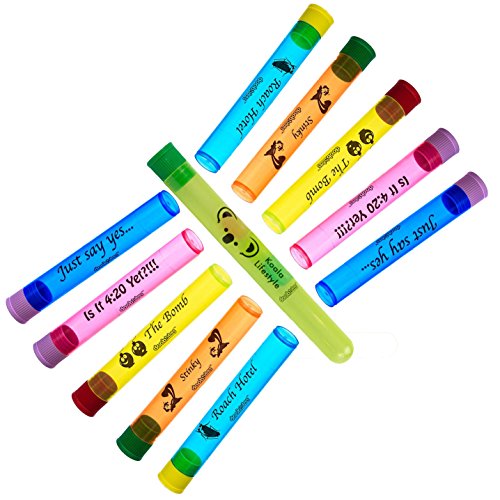 Doob Tube Funnies Cigarette Plastic Travel Tubes | Medical ...