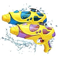 Mioshor Kids Water Blaster Guns, Super Soaker Squirt Gun for Boys/Girls/Adults,Large Capacity Water Pistol Pool Toy for Summer Party Games (Blue&Purple)