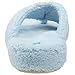 ACORN Women's New Spa Thong Slipper Powder Blue,Large 8-9 M US