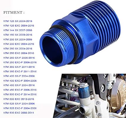 Jfg Racing Cnc Bakre Broms Kylforlangning For Ktm 125 530 Sx Sx F Xc Xc W Exc Exc F 2004 2016 54813960050 Bla Amazon Se Automotive