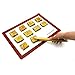 RuiLing Long Grip 4-Pack 9.5-Inch Natural Bamboo Kitchen Tongs Toast Tongs.