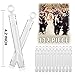 112 Pack Mini Wedding Bubble Wand (White Circle Style), Ideal Party Favors For Anniversaries, Celebration Supplies, Valentine’s Day, Pool Parties, Family Reunion, and Great Gift for Couple Boy Girl