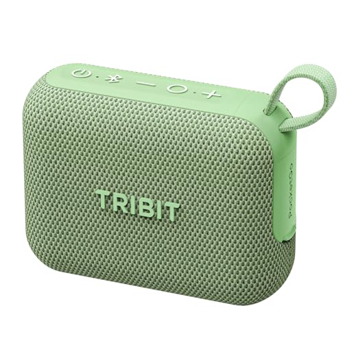 Tribit PocketGo Mini Bluetooth Lautsprecher,20 Std., IP68 Wasserdicht, Bluetooth 6.0, kraftvoller Klang, EQ, TWS-Kopplung, Schwimmfähig, tragbarer Lau