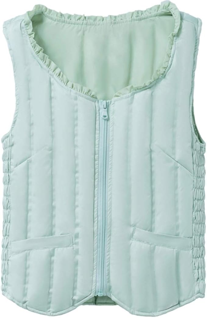 Amazon ショート ベスト ダウンベスト レディース インナーダウン ショート丈 ラウンドネック おしゃれ ライトダウン 収納袋付き 軽量 防風 保温 防寒 撥水 ダウンジャケット アウトドア 秋冬 暖かい 大きいサイズ ノースリーブ ベスト 通販
