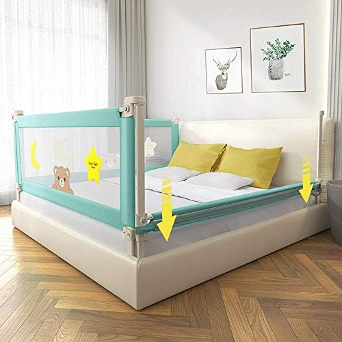 Adjustable Bed Rails for Toddlers, Vertical Lifting Bed Guardrail