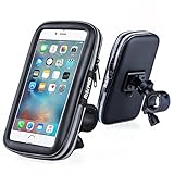 Bike Phone Mount, RISEPRO Waterproof Universal Case Bicycle & Motorcycle Mount Cradle Holder Dust Rain Snow Resistant for Smart Phone 5.7' iPhone 6 6S, 7, 7 plus